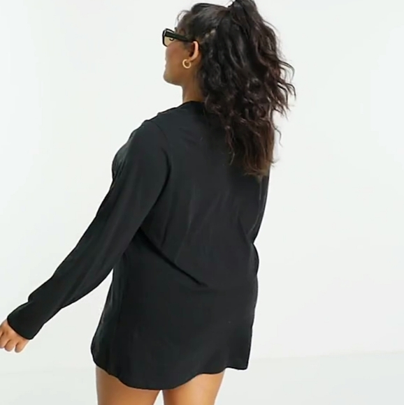 New 💯% Organic COTTON Noisy May lounge tunic long line t-shirt  #A184N - Picture 3 of 8